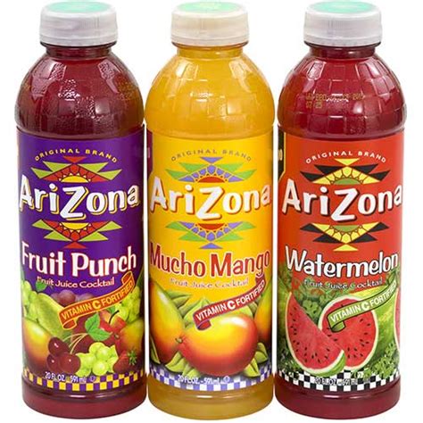 Arizona Juice Variety Pack 20 Oz 24pk Wb Mason