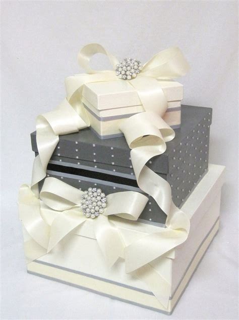To make a wedding card box that houses guests' greeting cards, simply wrap a box in decorative wrapping paper and cut a slit in the top. 260 best images about WEDDING CARD BOX on Pinterest | Diy ...