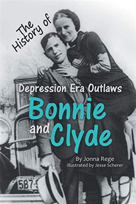 depression era outlaws bonnie and clyde book mark