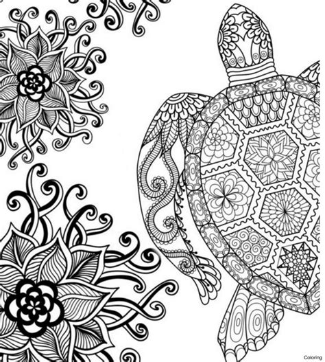 Animal coloring pages for adults turtle. Sea Turtle Coloring Pages - coloring.rocks!