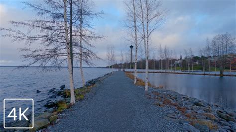4k Walking Along The Shores Of Näsijärvi Onkiniemi Tampere Youtube