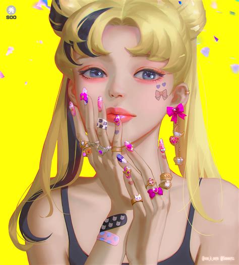 Sailor Moon Serena Es Ilustrada Con Un Aspecto Más Rudo Gracias A Este