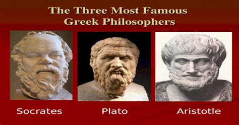 The Three Most Famous Greek Philosophers Socrates Plato Aristotle