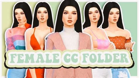 The Sims 4 Female Cc Folder Lookbook And Links🍀free Download