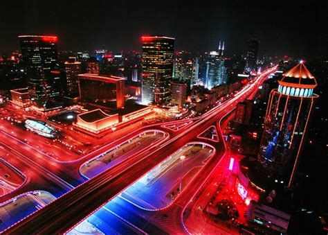World Visits Beijing China At Night View