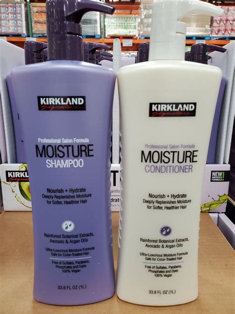 Kirkland Signature Shampoo And Conditioner Moisture 338 Fl Oz Ea 1lt