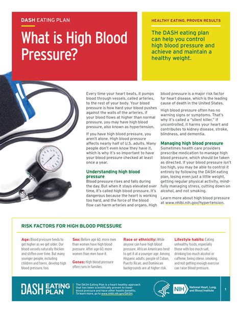 High Blood Pressure Nhlbi Nih