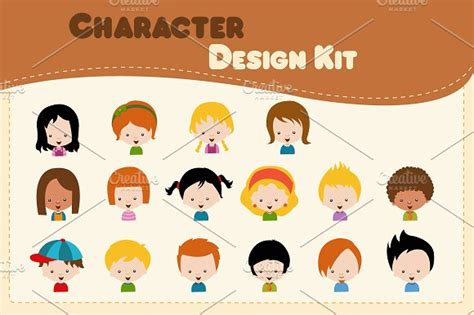 Avatar Creator Kits To Make Your Own Characters Creative Market Blog