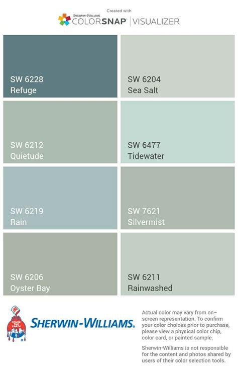 I Just Created This Color Palette With The Sherwin Williams Colorsnap