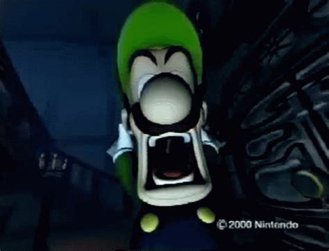 Luigis Mansion Luigi GIF Luigis Mansion Luigi Scream Discover
