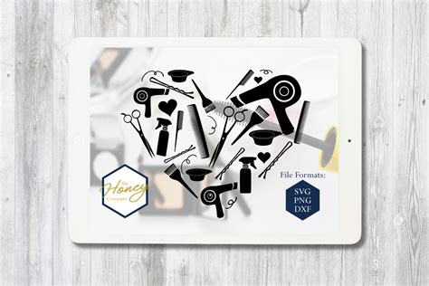 Browse 50 vector icons about heart term. Hair Stylist SVG Graphic by The Honey Company - Creative ...