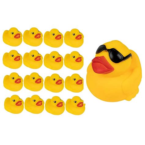 Rubber Ducks 17 Count Rubber Duckies Floating Baby Bath Toys For