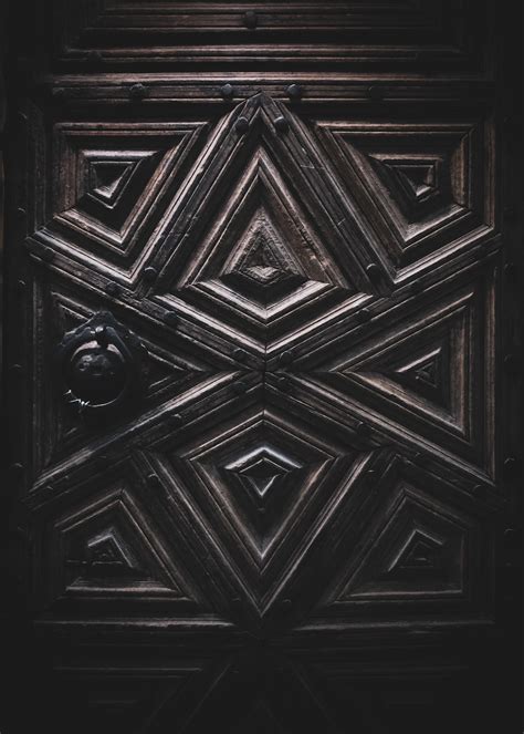 Black And White Wooden Door Photo Free Qazvin Image On Unsplash