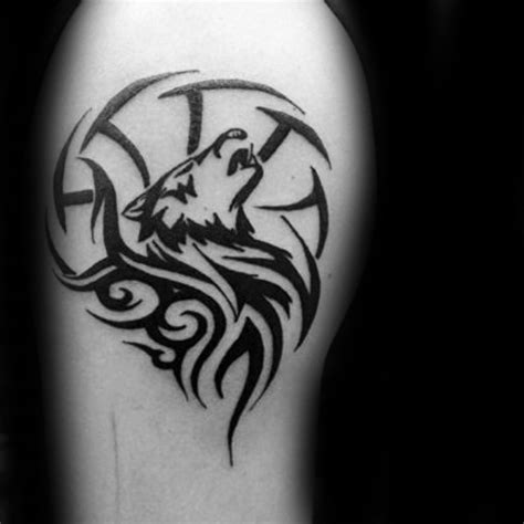 50 Tribal Wolf Tattoo Designs Für Männer Hunde Tinte Ideen Mann