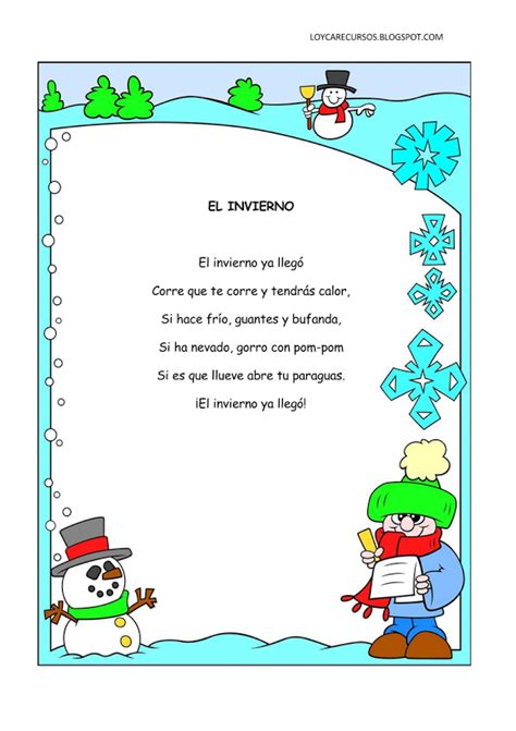 Poemas Cortos Para Niños Poemas