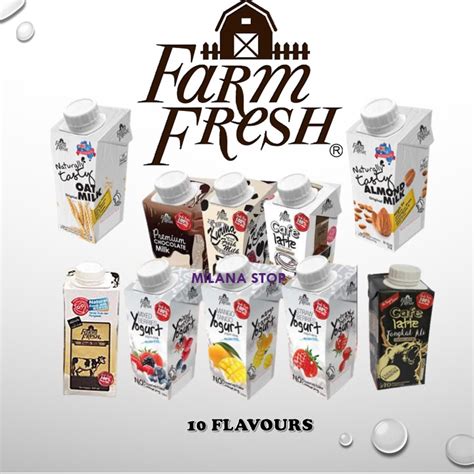 Farm Fresh Uht Susu Segar Farm Fresh Milk 200 Ml X 12 Pack Shopee