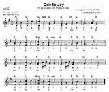 Ode To Joy Guitar Notes With Letters Pictures