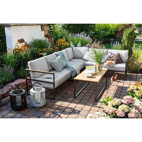 Das gartenhaus lounge 3 ist eine stabile blockbohlenkonstruktion aus nordischem nadelholz in 28 mm wandstärke. MWH Felino Loungemöbel-Set in 2020 | Lounge möbel, Lounge ...