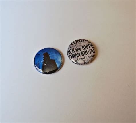Jack The Ripper Buttons By Kreepshowkouture On Etsy 2 25 Patches Old