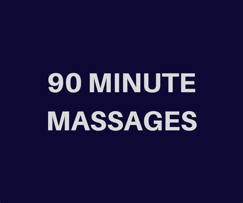 Adding 90 Minute Sessions Massage Grotto Sf