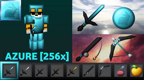 Azure 256x Mcpe Pvp Texture Pack Fps Friendly By