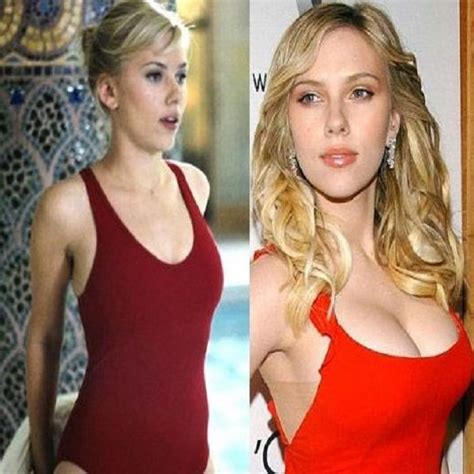 Scarlett Johansson Breasts Before After Boob Job Brasizemeasurements Org