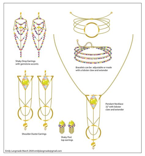 Digital Jewelry Illustrations On Behance