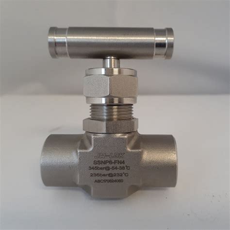 14 Inch Needle Valve 316 Stainless Steel Female Npt Prm Filtration