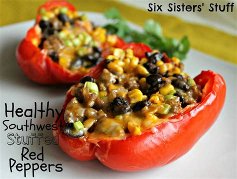Healthy Southwest Peppers Stuffed Peppers Healthy Dinner Recipes