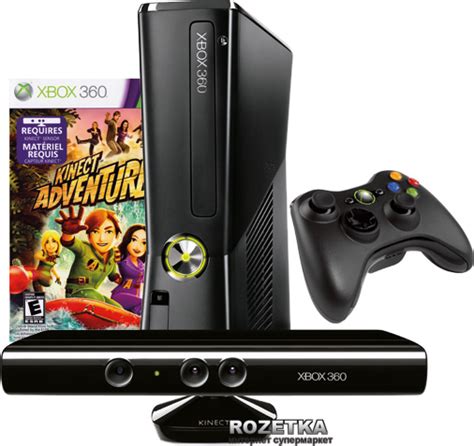 Rozetkaua Microsoft Xbox 360 4gb Kinect Sensor Kinect Adventures