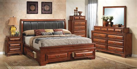 G8850c Solid Wood Bedroom Set With Storage Drawers