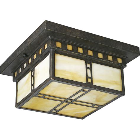 Picking the right ceiling flush mount lights can have a huge impact on the rooms. Mission Style Ceiling Lights | NeilTortorella.com