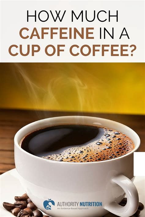 Thus, the weight in cups is equal to the milligrams divided by 236,588. How Much Caffeine in a Cup of Coffee? A Detailed Guide ...