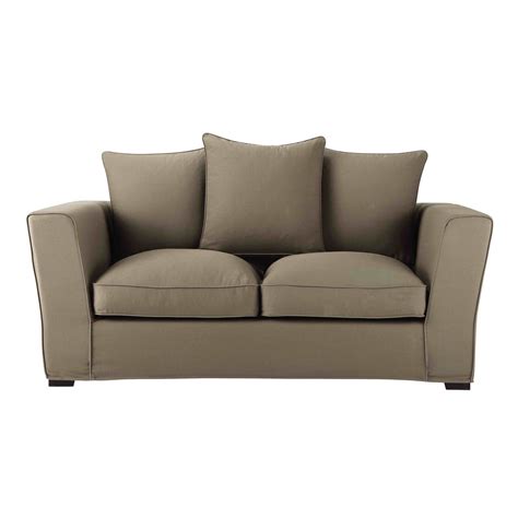Cause mutation, vends canapé 3 places, convertible avec pouf et méridienne. Canapé convertible 2/3 places en coton taupe Balthazar ...