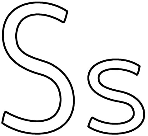 Coloring Pages Letter S Coloring Home