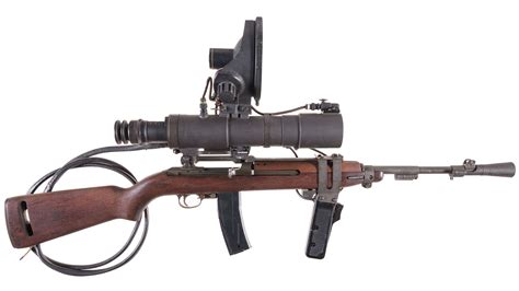 Us Inland M1 Carbine Wamerican Optical M3 Ir Sniper Scope