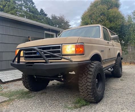 1987 91 Bronco And F150 Rocksolid Prerunner Front Winch Bumper