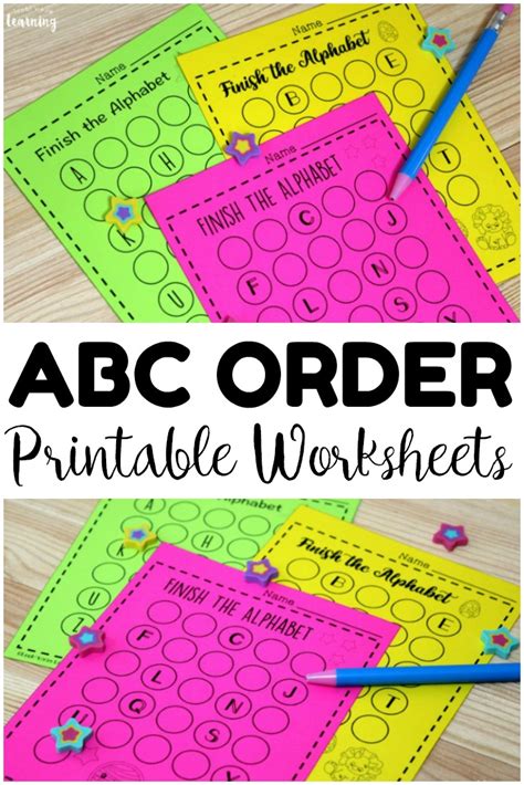 Free Alphabetical Order Worksheet By Sisters Who Share Tpt