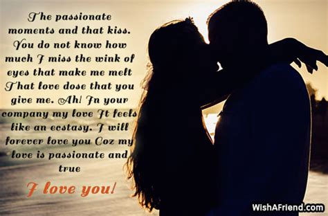 The Passionate Moments And That Kiss You Love Message For Girlfriend