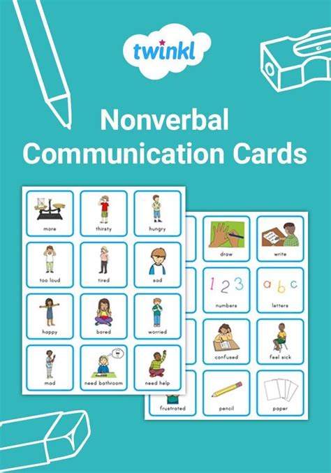 Free Printable Non Verbal Communication Cards
