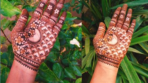 Unique Arabic Design Easy Beautiful Mehndi Design Gorgeous Henna