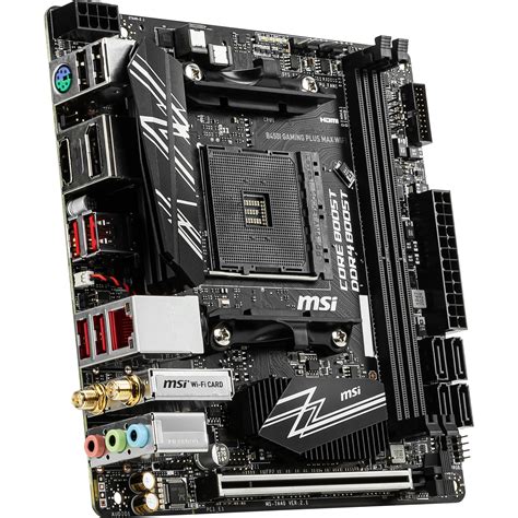 Amazingly, it features amd's top of the line enthusiast x370 chipset. MSI B450i Gaming Plus Max WiFi AM4 Mini-ITX B450IGPMAXWI B&H