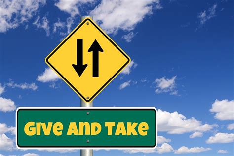 Give And Take Road Sign Donation Free Photo On Pixabay