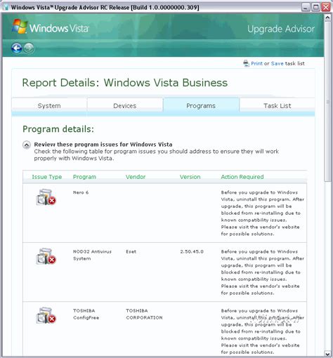 Microsoft Windows Vista Hinweise Installation Und Datenübernahme