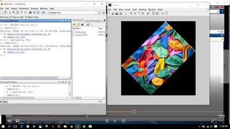 Use Of Image Processing Tools In Matlab Youtube