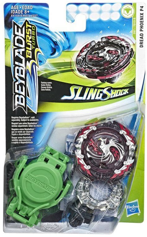 Burst turbo sling shock turbo achilles a4 starter new! Beyblade Burst Turbo Slingshock Dread Phoenix P4 Starter ...