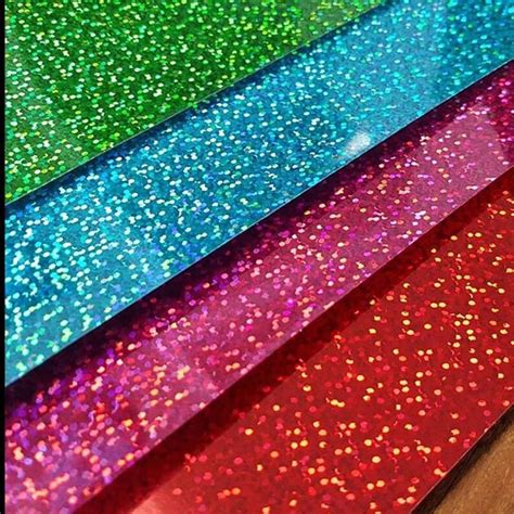 5 Sheets Siser Glitter Heat Transfer Vinyl 10 X Etsy