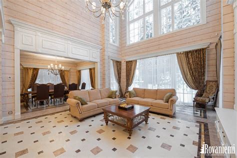 Bestellen sie die neuesten trends von swing jetzt online bei p&c! Living room inside 'Helios' wooden house cottage ...