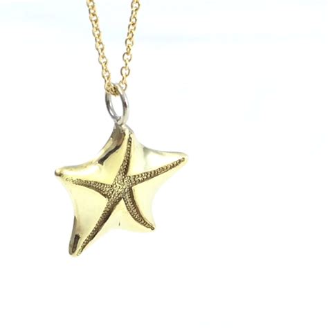 Starfish Necklace Reversible Starfish Necklace Artisan Necklace By