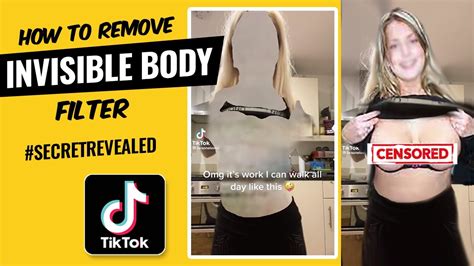 How To Remove Invisible Body Filter Tiktok 100 Working Youtube